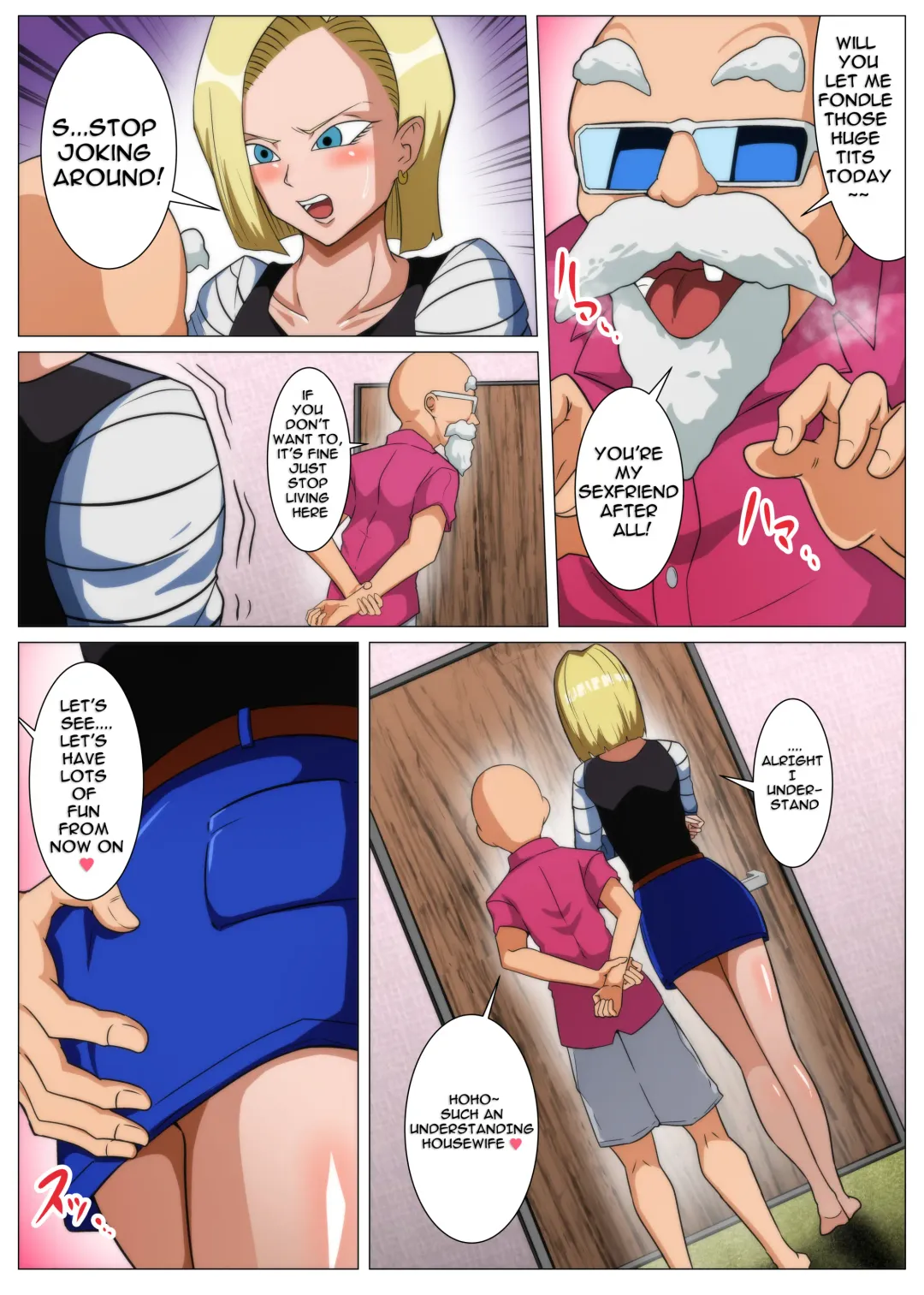 Ero Jii-san to Ecchi na Keiyaku o Shita Bakunyuu Hitozuma Fhentai - Page 4