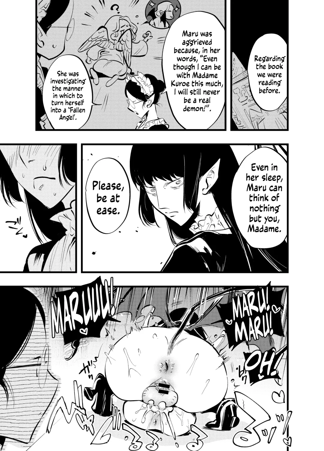 [Chimeda] Futanari Akuma to Moumoku Tenshi | Futanari Devil and the Blind Angel Fhentai - Page 22