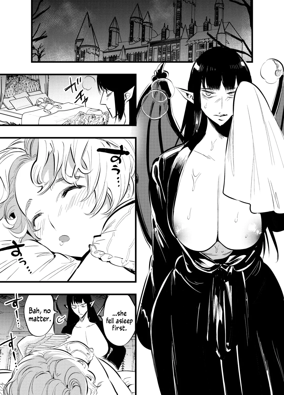 [Chimeda] Futanari Akuma to Moumoku Tenshi | Futanari Devil and the Blind Angel Fhentai - Page 24