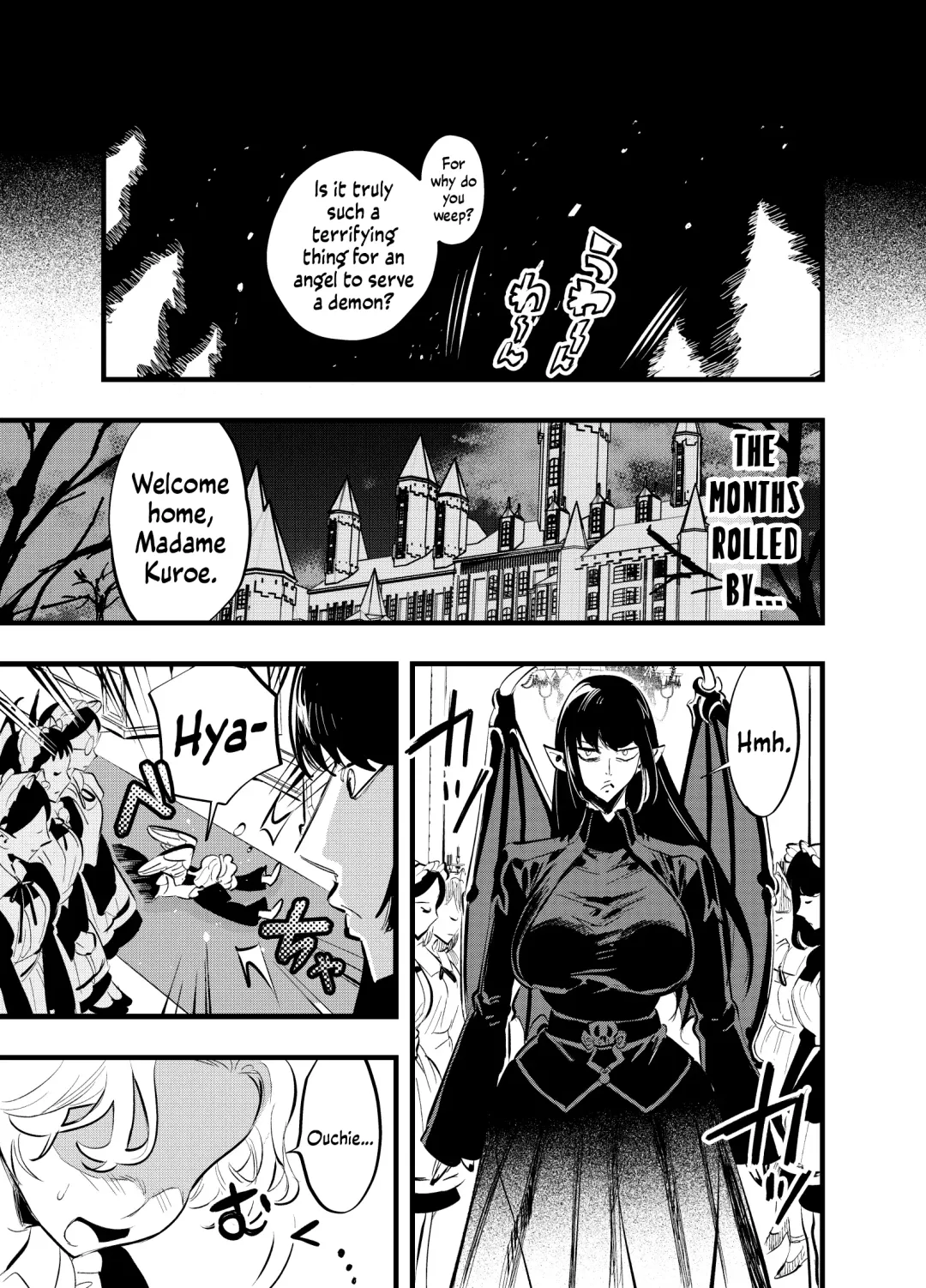 [Chimeda] Futanari Akuma to Moumoku Tenshi | Futanari Devil and the Blind Angel Fhentai - Page 4