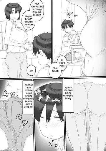 [Hirekatsu] Hitorigurashi no Musuko no Heya de | Staying over at my son's apartment Fhentai - Page 3