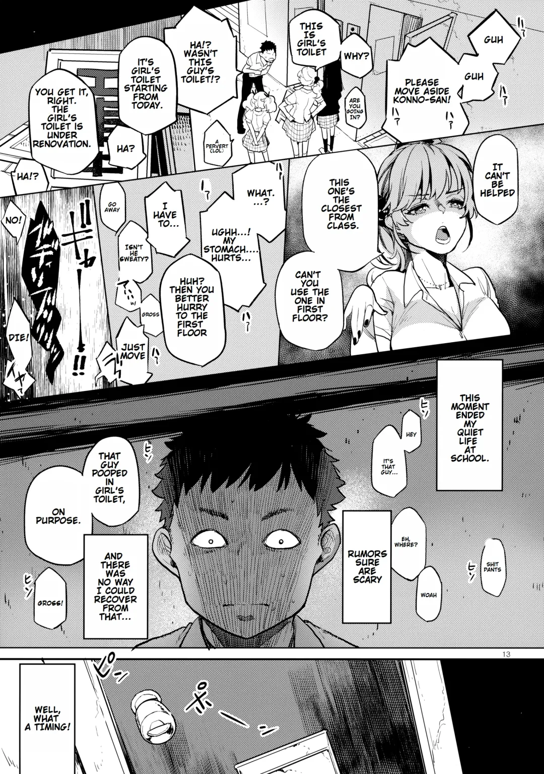 [Kagami - Rei] Doukyuusei Fuuzoku | Hooker Classmates Fhentai - Page 12