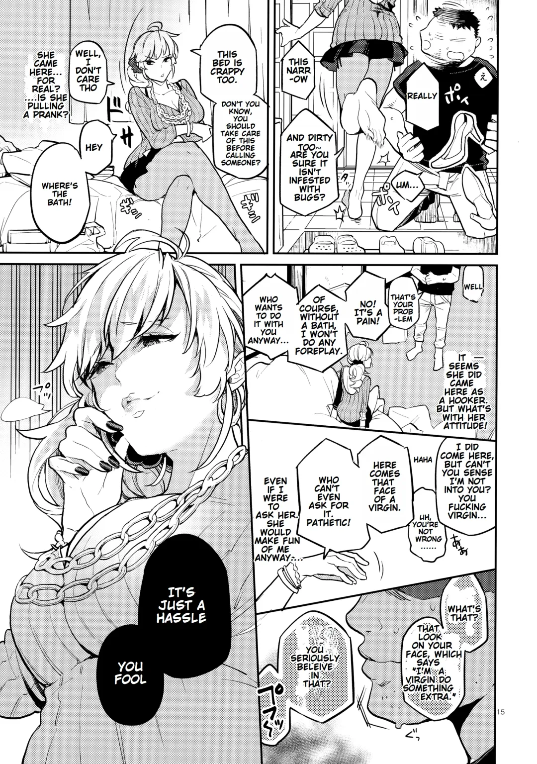 [Kagami - Rei] Doukyuusei Fuuzoku | Hooker Classmates Fhentai - Page 14