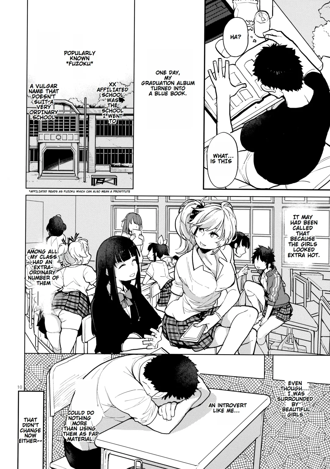 [Kagami - Rei] Doukyuusei Fuuzoku | Hooker Classmates Fhentai - Page 9