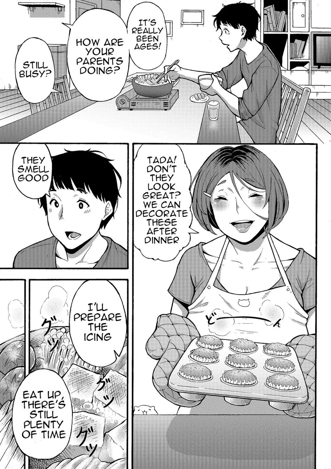 [Juuichi Gatsu] Oba-han to Ee Koto Seehen? | Wanna Do Something Nice With Your Auntie? Fhentai - Page 4