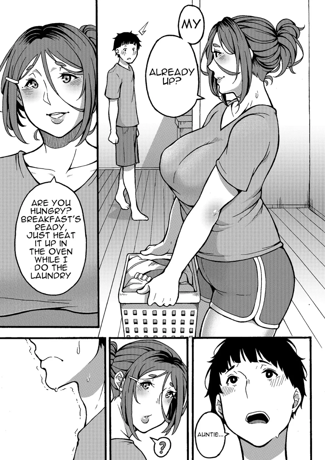 [Juuichi Gatsu] Oba-han to Ee Koto Seehen? | Wanna Do Something Nice With Your Auntie? Fhentai - Page 48