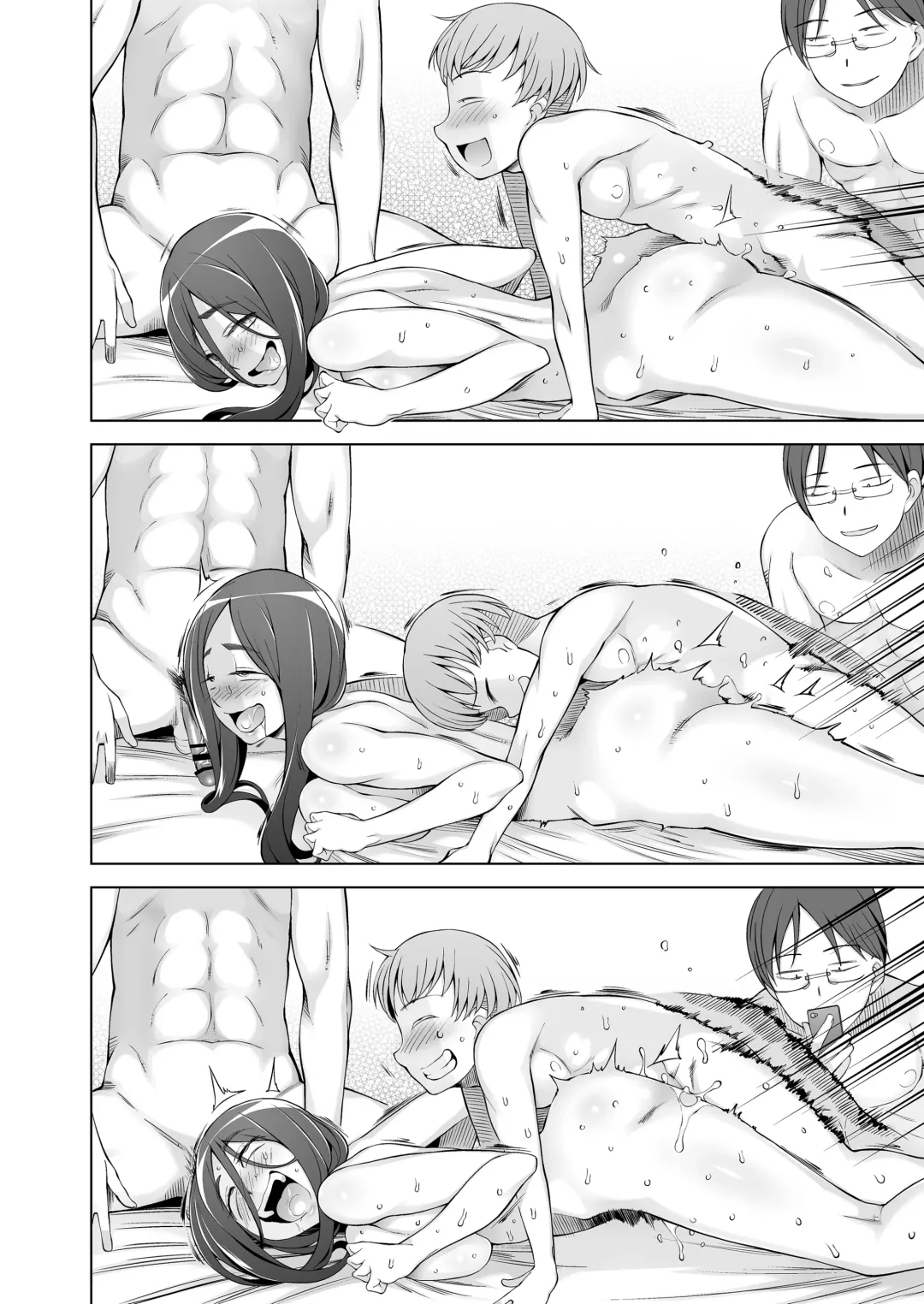 [Miito Shido] Hitozuma Kiriko no Choukyou Netorare Seikatsu SNS de Shiriatta Follower-tachi to Renjitsu Love Hotel de Rankou Shiteita Tsuma no Hanashi Fhentai - Page 135