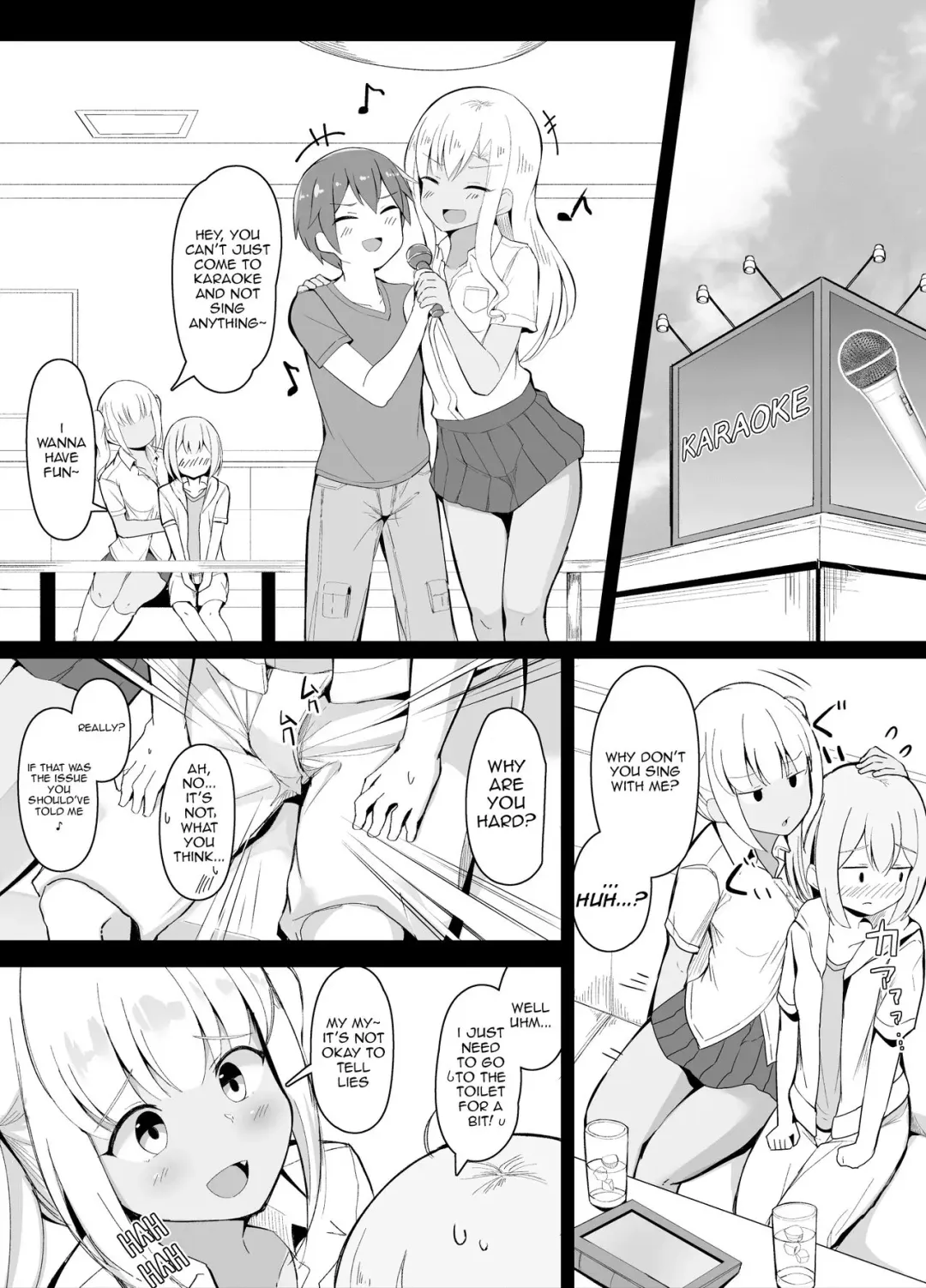 [Corundum] Toshiue no Onee-san to Karaoke Kita Toki Aruaru | That Time I Went to Karaoke With the Older Onee-san Fhentai - Page 1