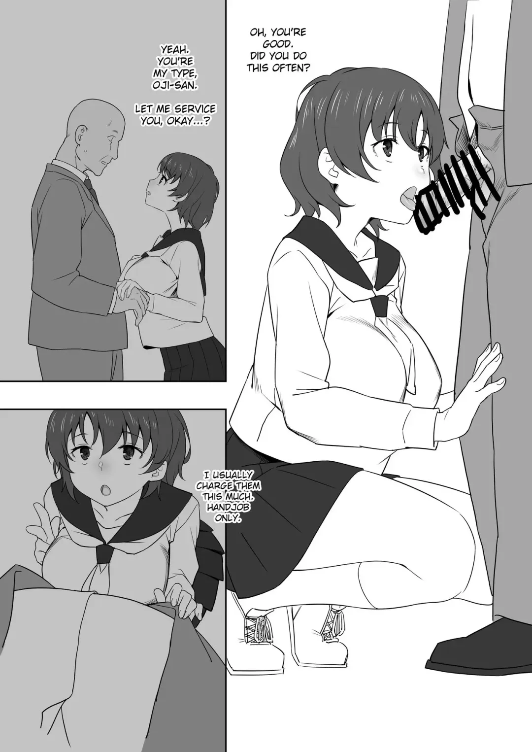 [Lewis] Schoolgirl and Old Man Fhentai - Page 4
