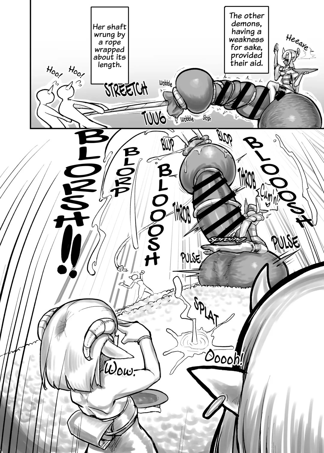 [Nisin] Futanari Oni no Onitamazake | Futanari Demon's Oni Nut Sake Fhentai - Page 13