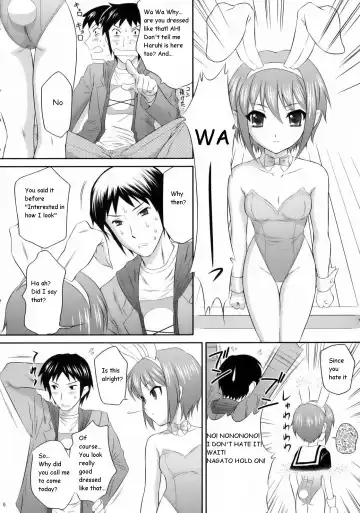 [Momoya Show-neko] Nagato Yuki wa Usagi to Kame no Yume o Miru ka? | Nagato Yuki Dreamt of "The Tortoise and The Hare"? Fhentai - Page 6