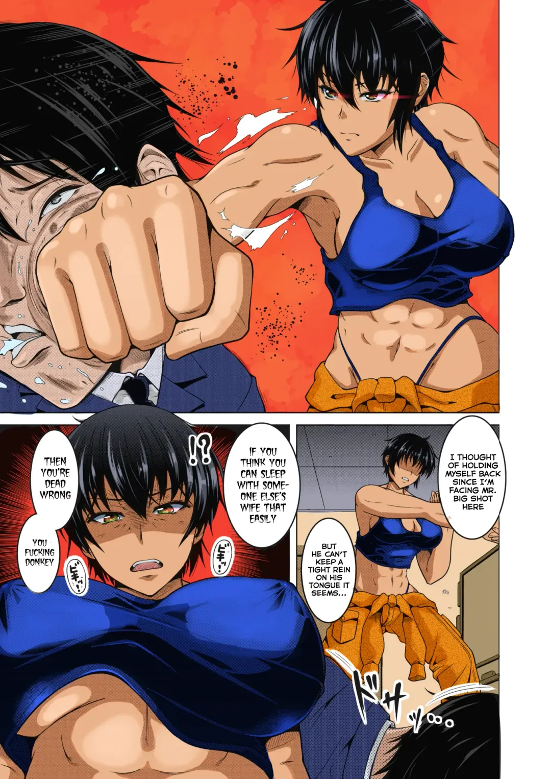 [Tomonaga Kenji] Oyome-san wa Netorerarenai. | My (Manly) Wife is NTR-Proof. (decensored) Fhentai - Page 5