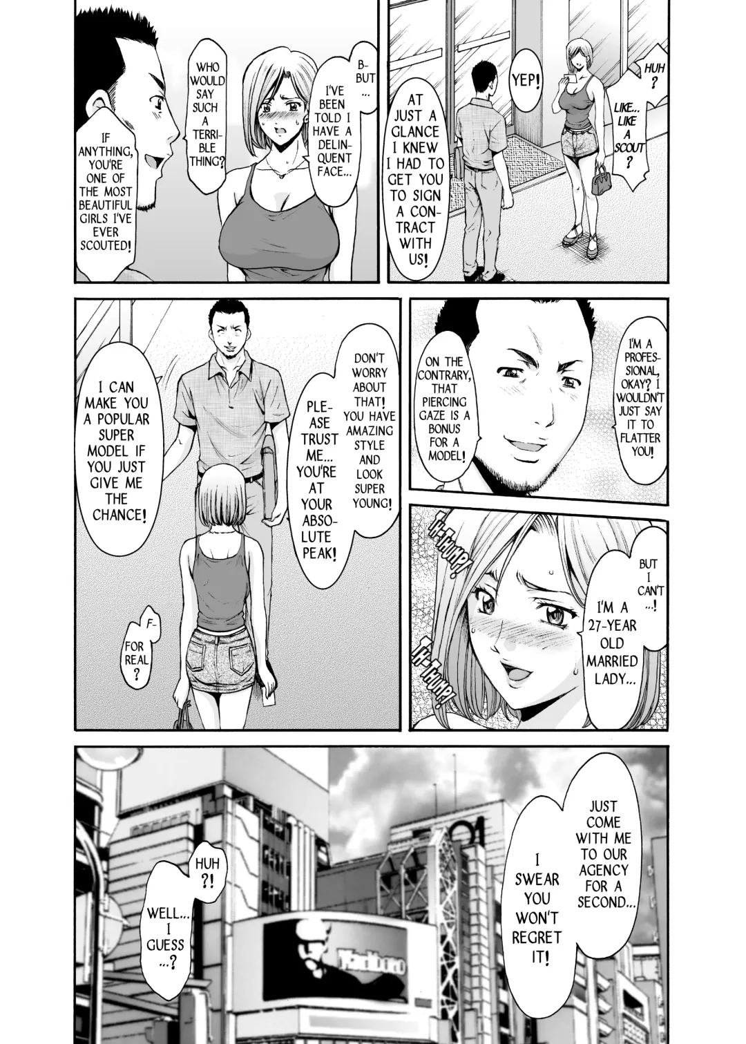 [Hoshino Ryuichi] Motoyan Zuma ga Ochiru made | Before My Reformed Delinquent Wife Falls Fhentai - Page 9