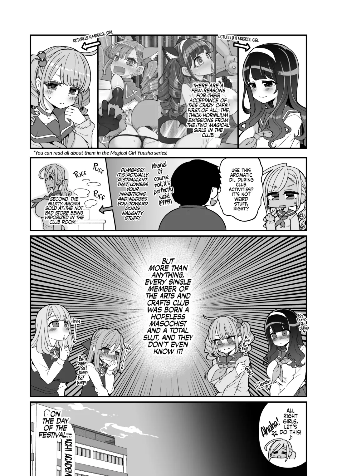 [Hanauna] Machi Gakuen Shugeibu Gyaku Bunny Kissa | The Machi Academy Arts And Crafts Club's Reverse Bunny Café (decensored) Fhentai - Page 5
