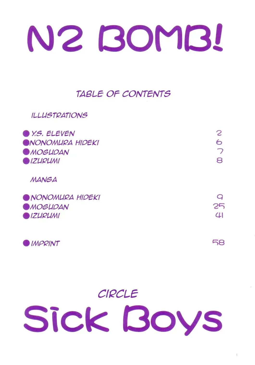 [Izurumi - Mogudan - Nonomura Hideki] N2 Bomb! Fhentai - Page 2