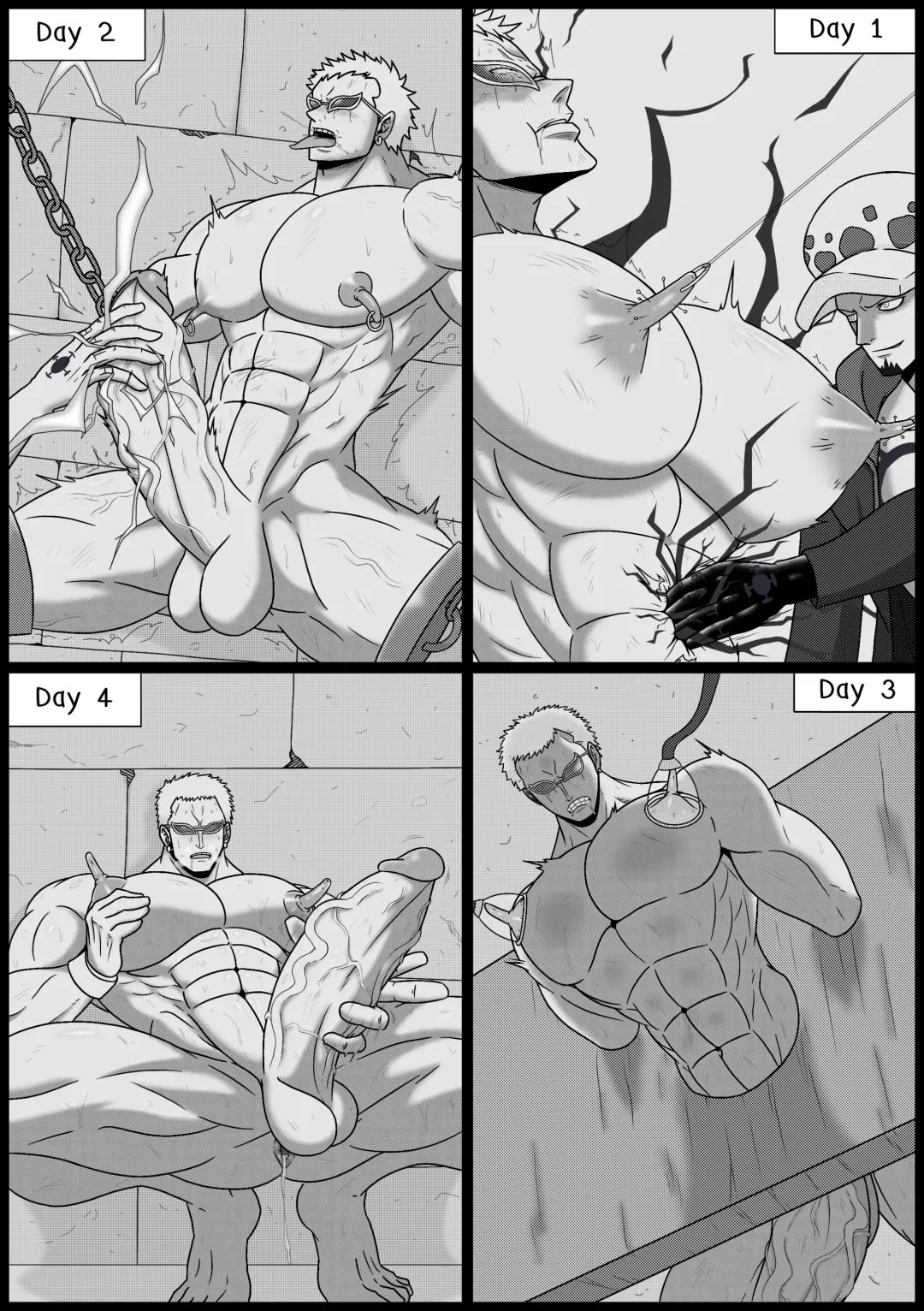 [White Moss] Law×Doflamingo Fhentai - Page 12