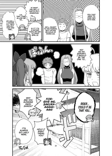 [Mo] Rider-san to Orusuban | Staying Home With Rider-san Fhentai - Page 33