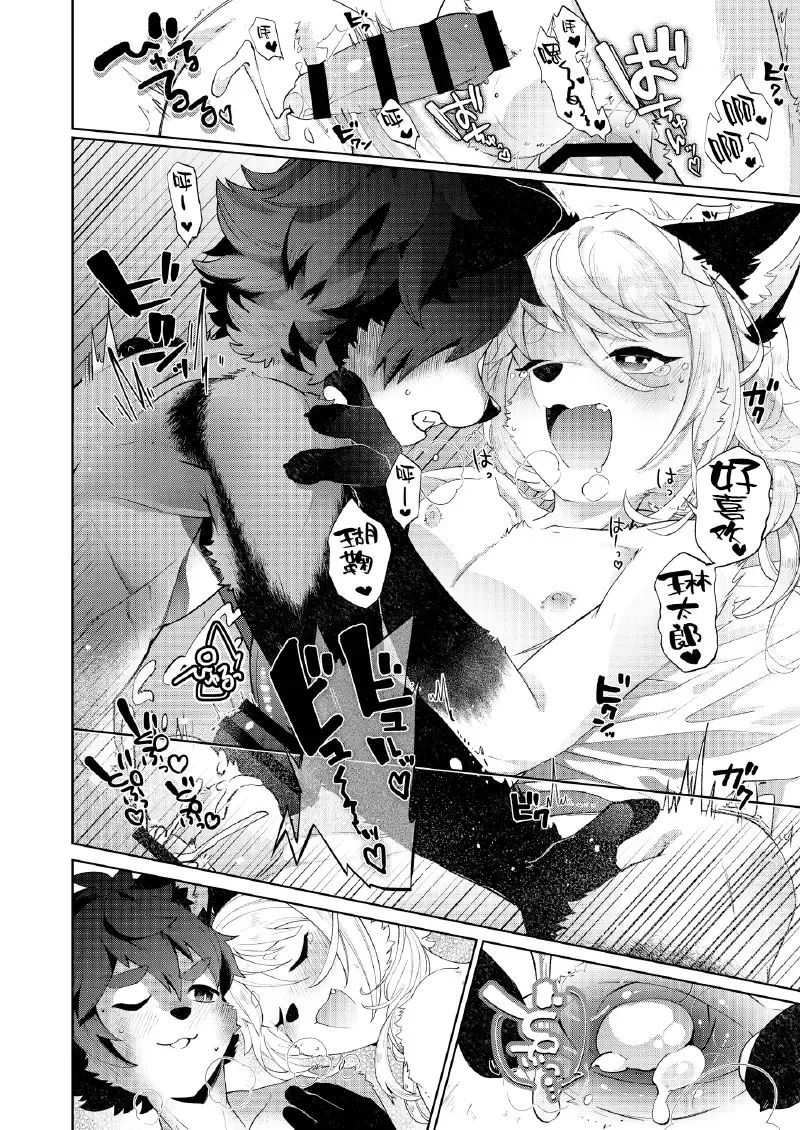 [Shiroi] Kori Muchuu Roku -Kitsune to Tanuki no Nouryou Sai- Fhentai - Page 17