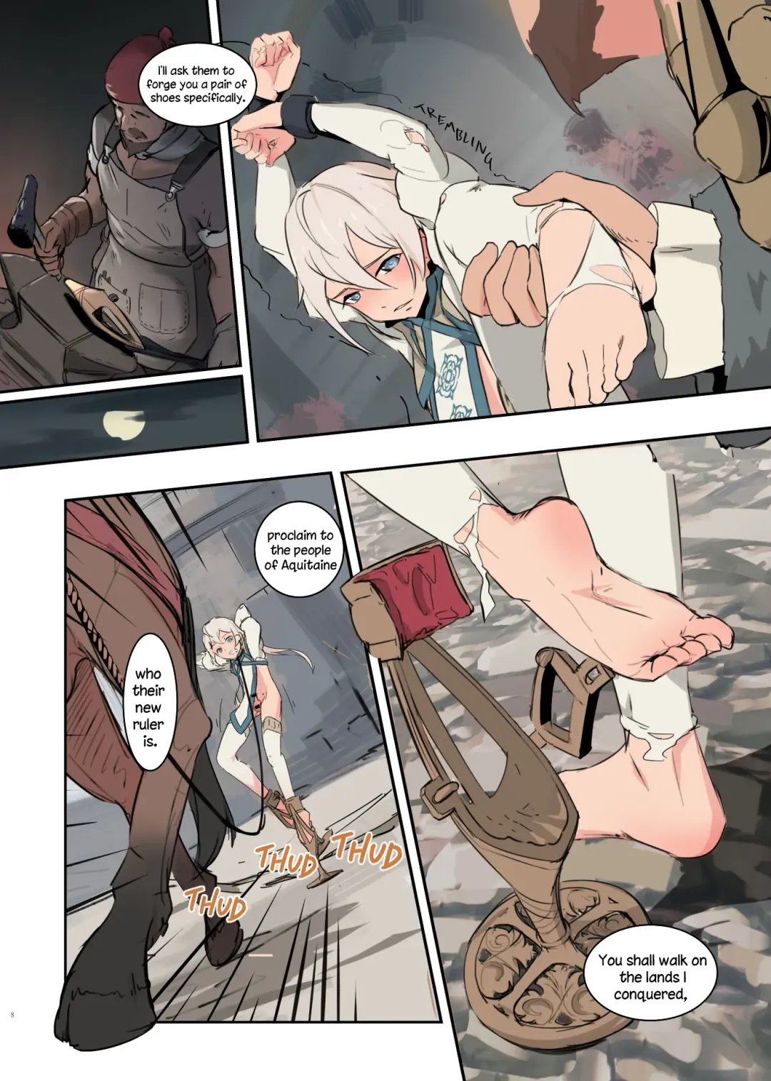 [Hakuyagen] Hostage Slave of the Empire - The Candle Boy Fhentai - Page 8