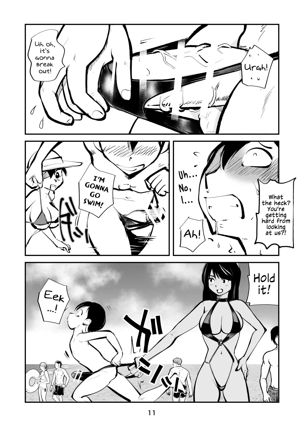 [Makunouchi] Denma Kyoudai & Juumai in Beach | Electric Massage Siblings & Cousins at the Beach Fhentai - Page 11