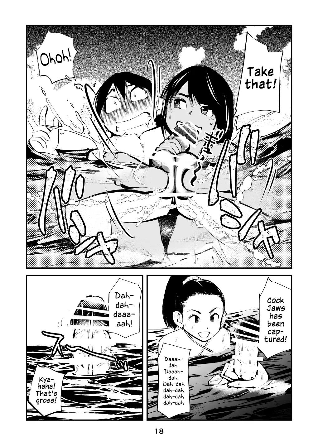 [Makunouchi] Denma Kyoudai & Juumai in Beach | Electric Massage Siblings & Cousins at the Beach Fhentai - Page 18