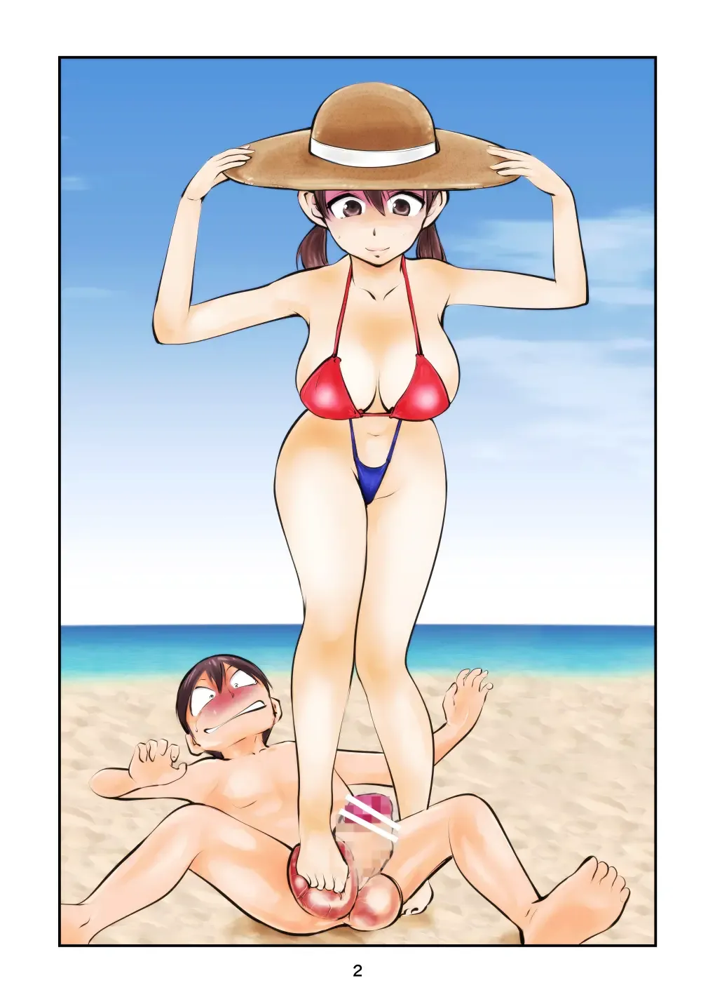 [Makunouchi] Denma Kyoudai & Juumai in Beach | Electric Massage Siblings & Cousins at the Beach Fhentai - Page 2