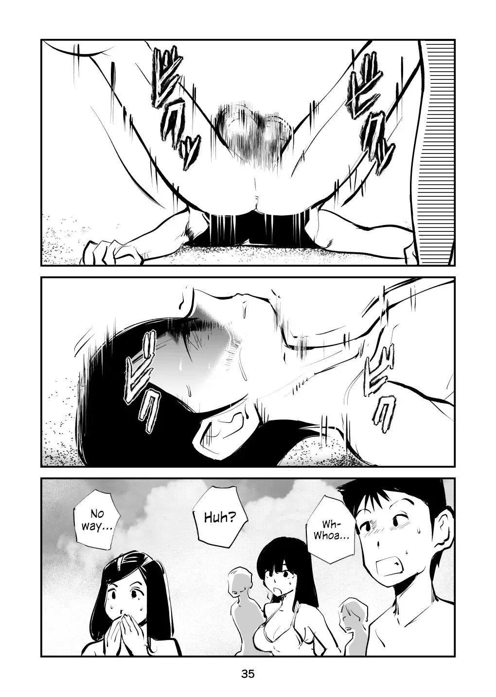 [Makunouchi] Denma Kyoudai & Juumai in Beach | Electric Massage Siblings & Cousins at the Beach Fhentai - Page 35