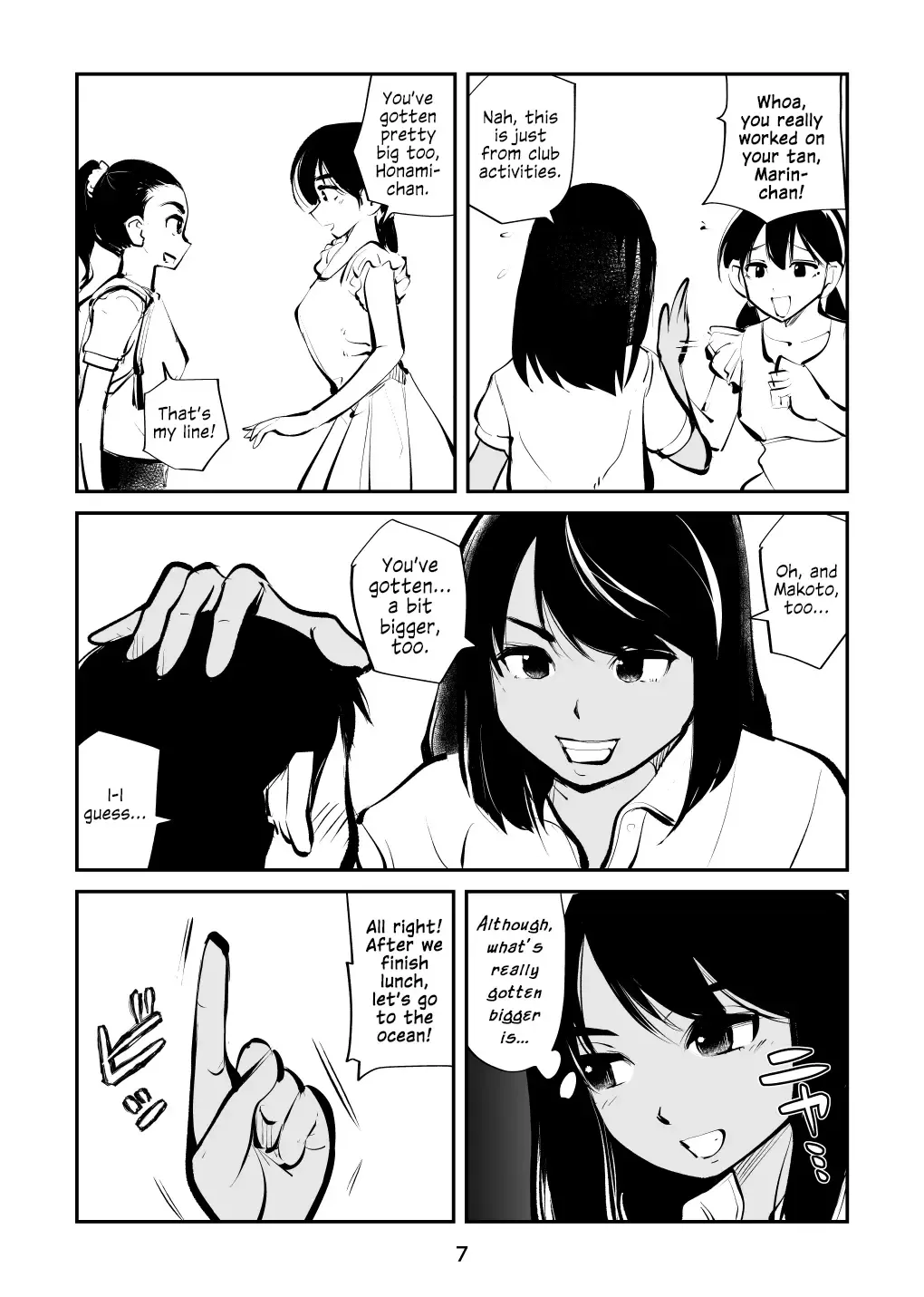 [Makunouchi] Denma Kyoudai & Juumai in Beach | Electric Massage Siblings & Cousins at the Beach Fhentai - Page 7