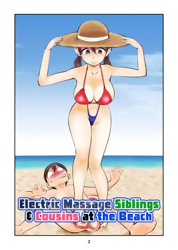 [Makunouchi] Denma Kyoudai & Juumai in Beach | Electric Massage Siblings & Cousins at the Beach - Fhentai