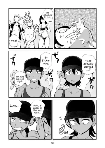 [Makunouchi] Denma Kyoudai & Juumai in Beach | Electric Massage Siblings & Cousins at the Beach Fhentai - Page 36