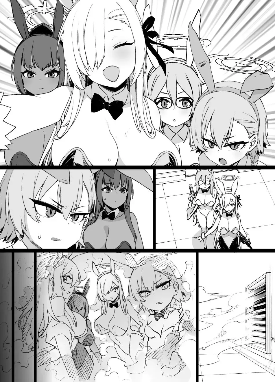 [Kusayarou] Bruaka Brainwashing Bunny Slave Additional Manga 7P Fhentai - Page 9