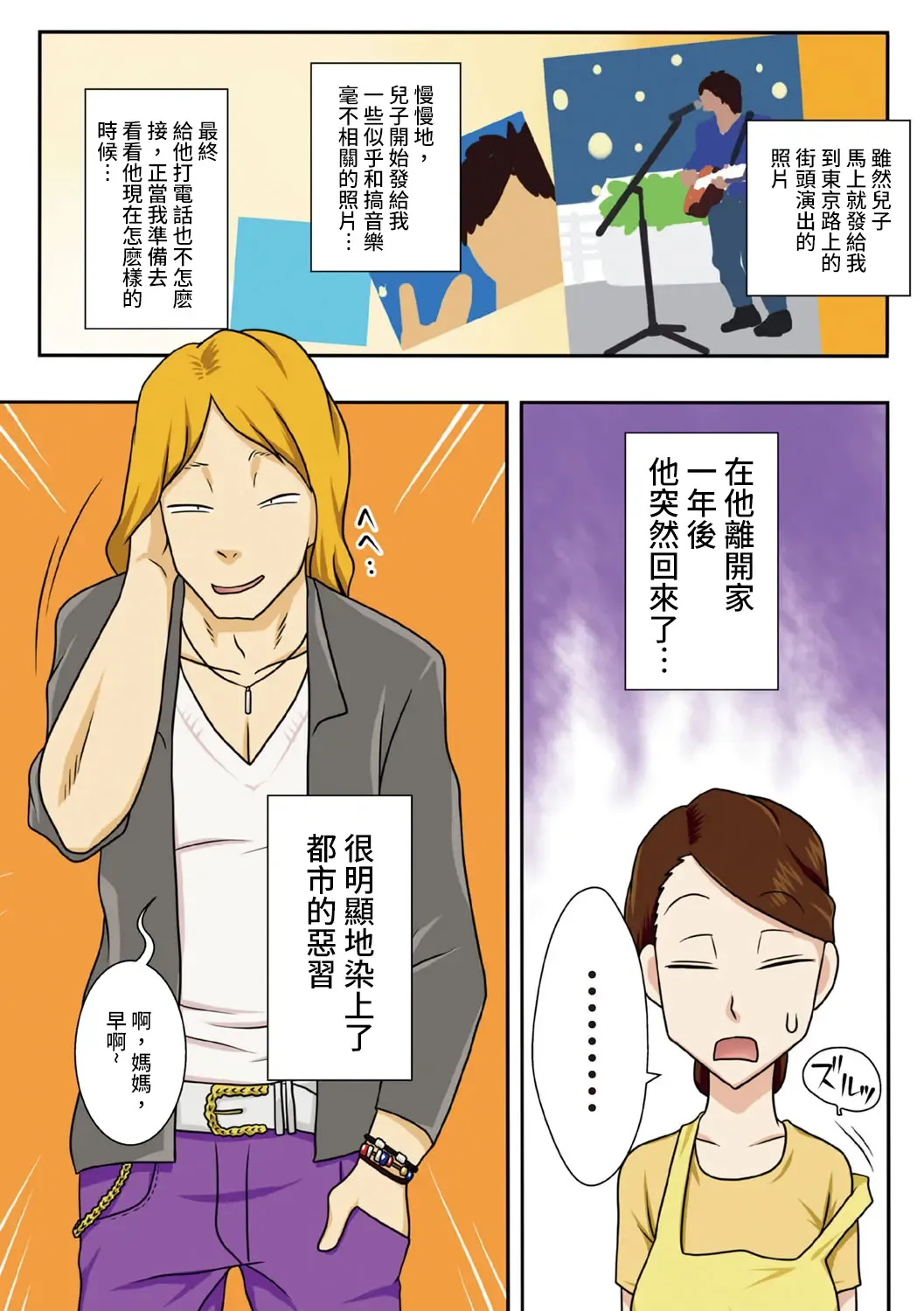 Kaette Kita Musuko ga Kinpatsu Yarichin Fhentai - Page 4