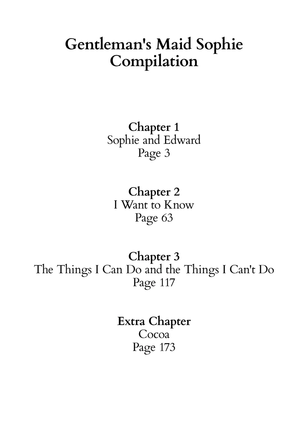 [Tsumetoro] Shinshi Tsuki Maid no Sophie-san Soushuuhen | Gentleman's Maid Sophie: Compilation 1 (decensored) Fhentai - Page 2