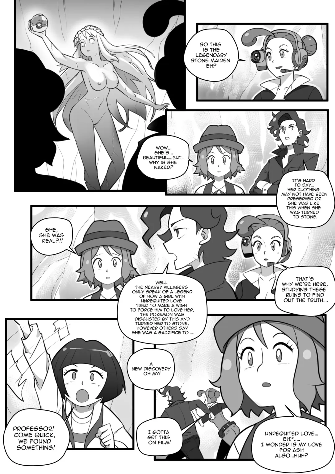Serena: A Petrified Sacrifice though time! Fhentai - Page 1