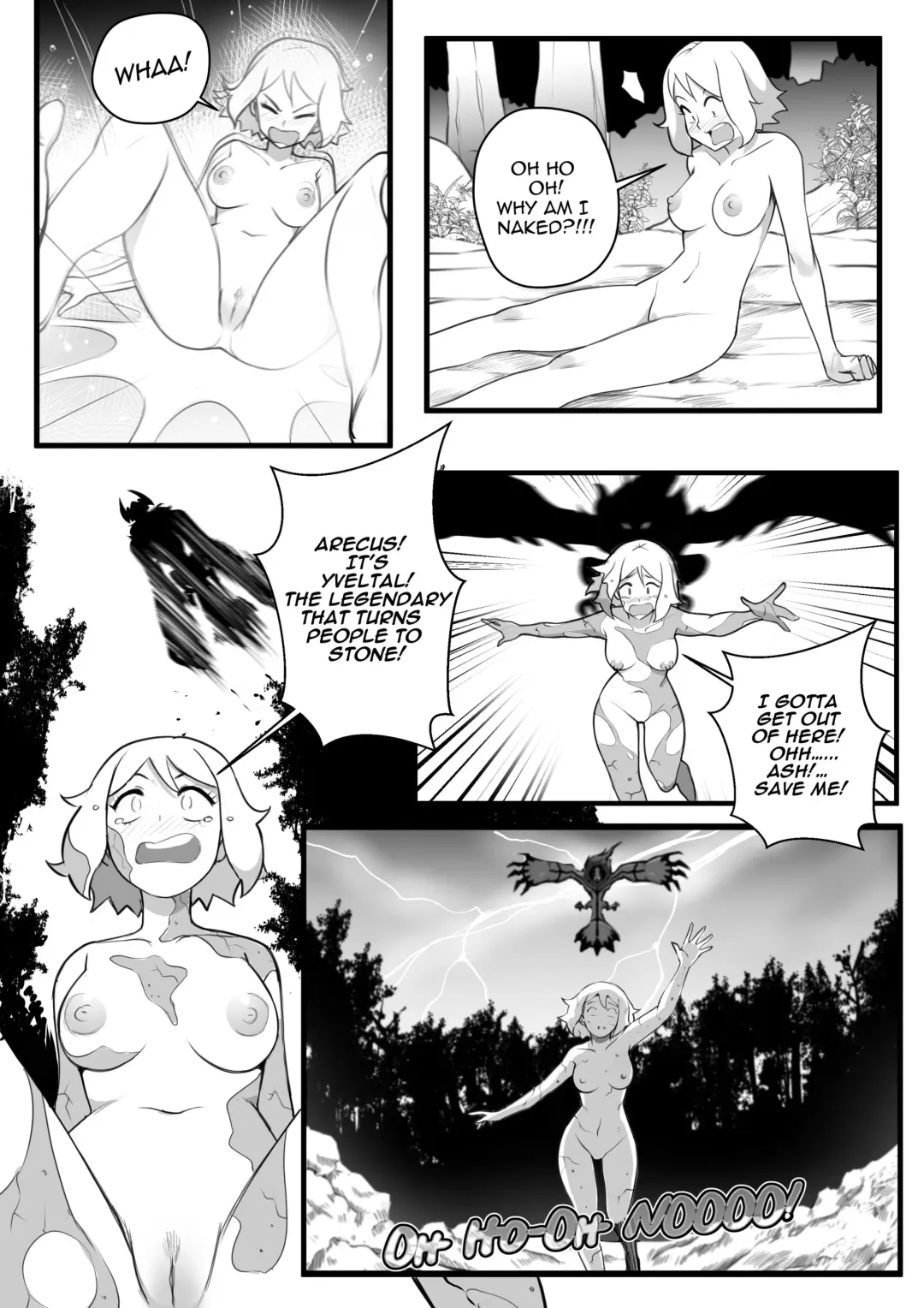 Serena: A Petrified Sacrifice though time! Fhentai - Page 3