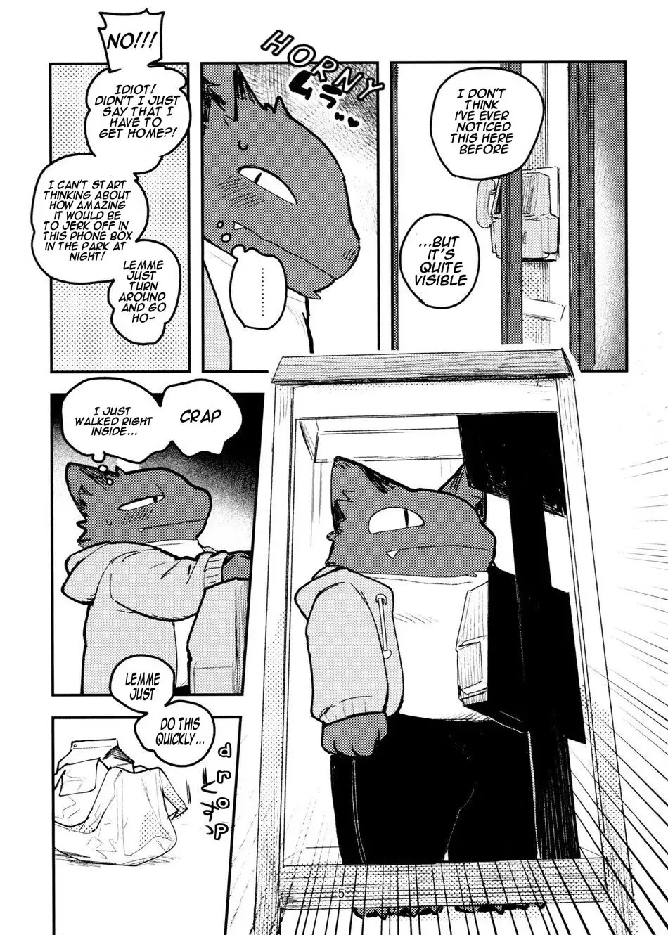 [Inax] Nekoda-kun at the phone box!!!! Fhentai - Page 5