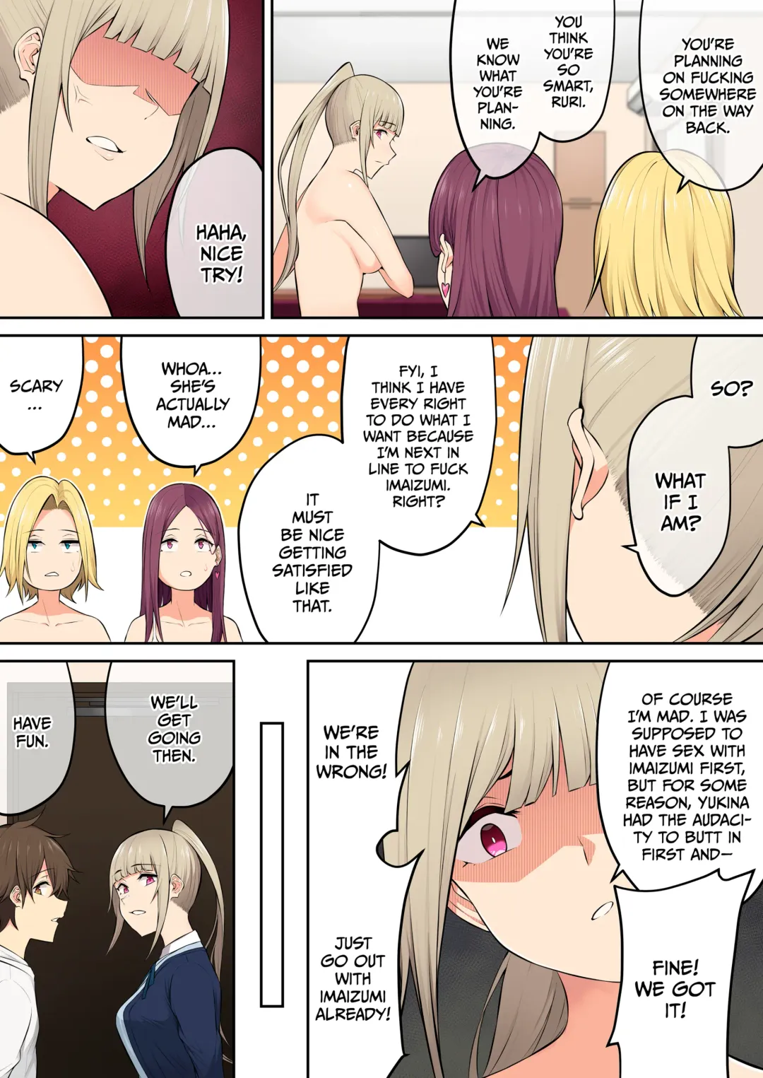 Imaizumi Brings All The Gyarus To His House 4 Fhentai - Page 26