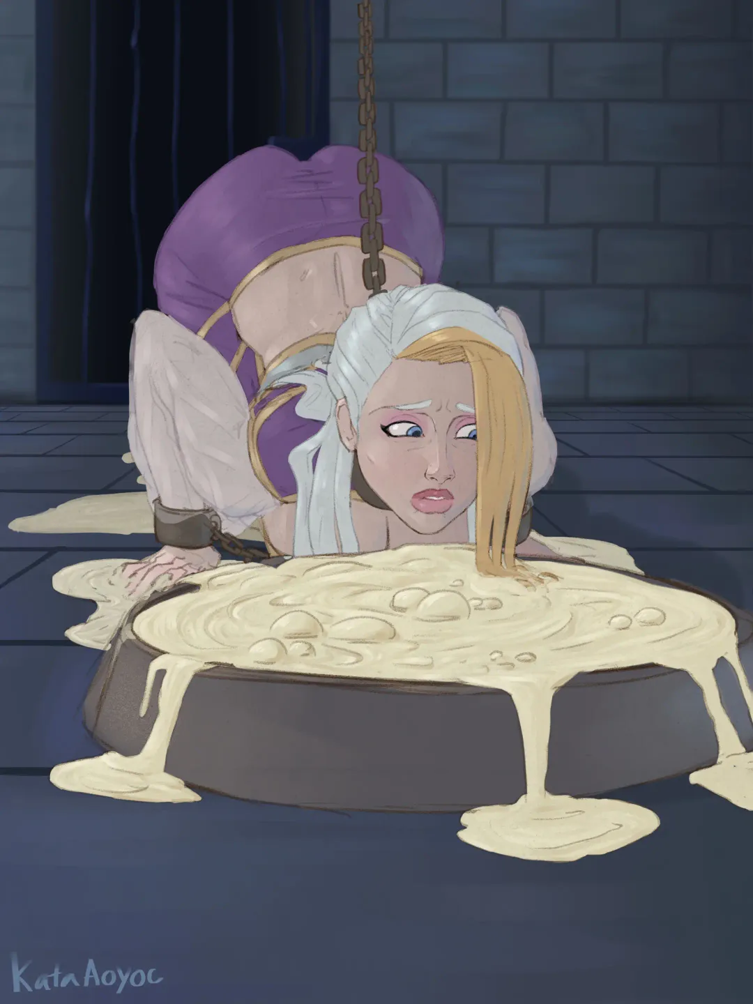 [Kataaoyoc] 在兽人监狱中的吉安娜(djsymq机翻汉化)Jaina in Orc Horny Jail Fhentai - Page 9