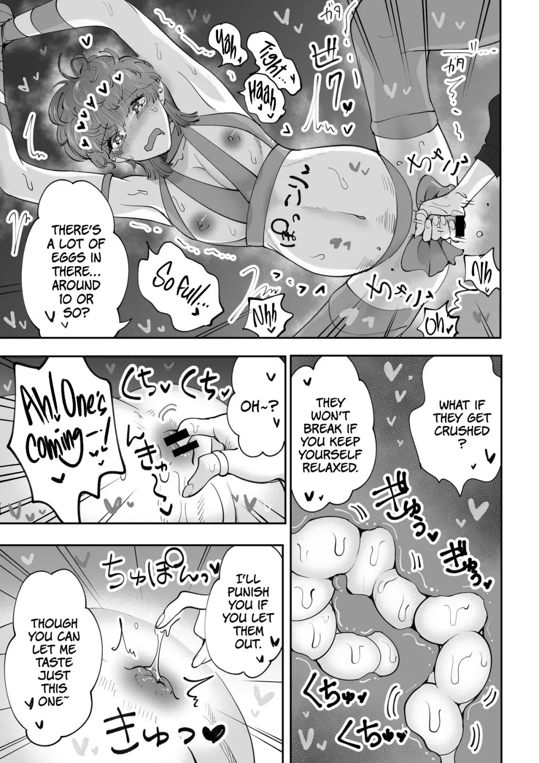 [Teriyaki Sasami] Sanran Play Pink Blue | Oviposition Play Pink Blue Fhentai - Page 8