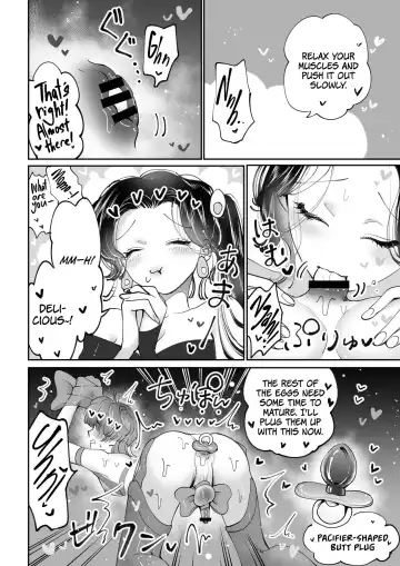 [Teriyaki Sasami] Sanran Play Pink Blue | Oviposition Play Pink Blue Fhentai - Page 9