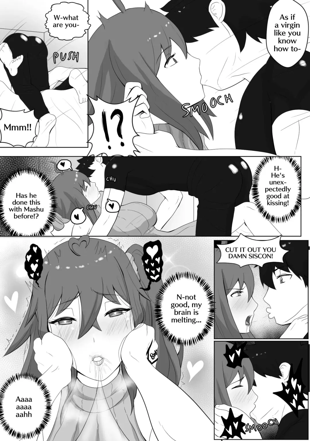 [Kmvt] Gudao wa Imouto ni Lesson o Shite Iru | Giving a lesson to Gudako Fhentai - Page 3