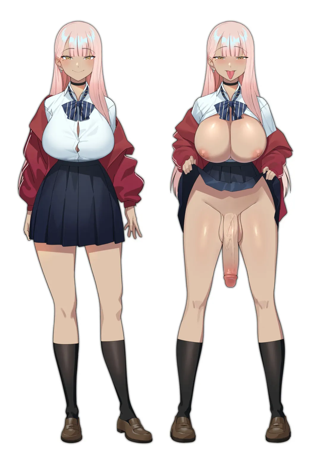 [Futagomu - Gomu] Futanari Gal-tachi Fhentai - Page 2