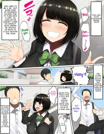 [Motsuaki] My Childhood Friend Became a Girl, Then My Mate Fhentai - Page 3