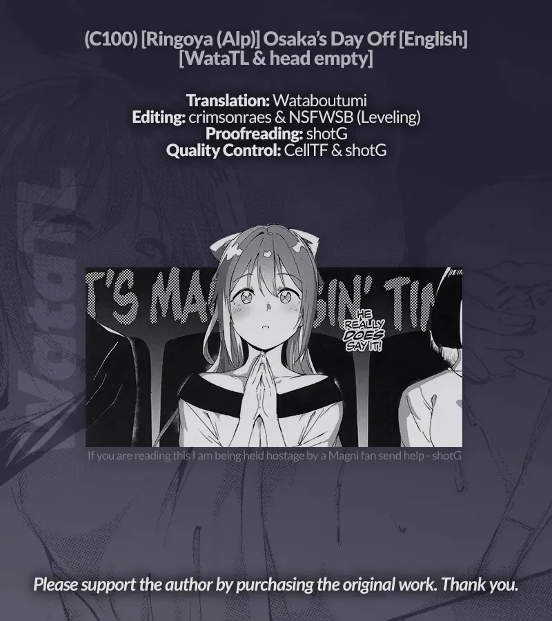 [Alp] Osaka no Kyuujitsu | Выходной день Осаки Fhentai - Page 49