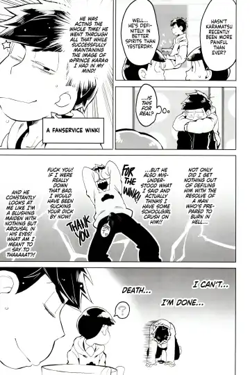 [Koutei Mikado] Prince Karapi o Kiraitakute. | I Hate My Dear Prince Karamatsu. Fhentai - Page 11