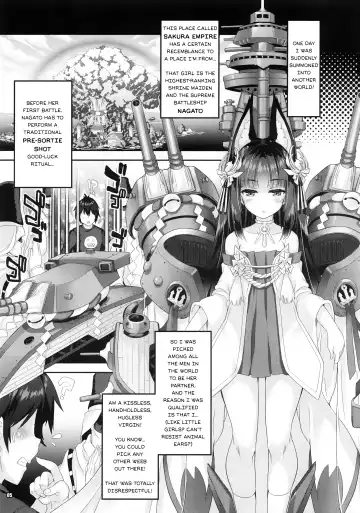 [Mitsuki Mantarou] Koko Senkan Nagato ga Yomeiri suru Toki | That Time When Foxgirl Battleship Nagato Got Married Fhentai - Page 4