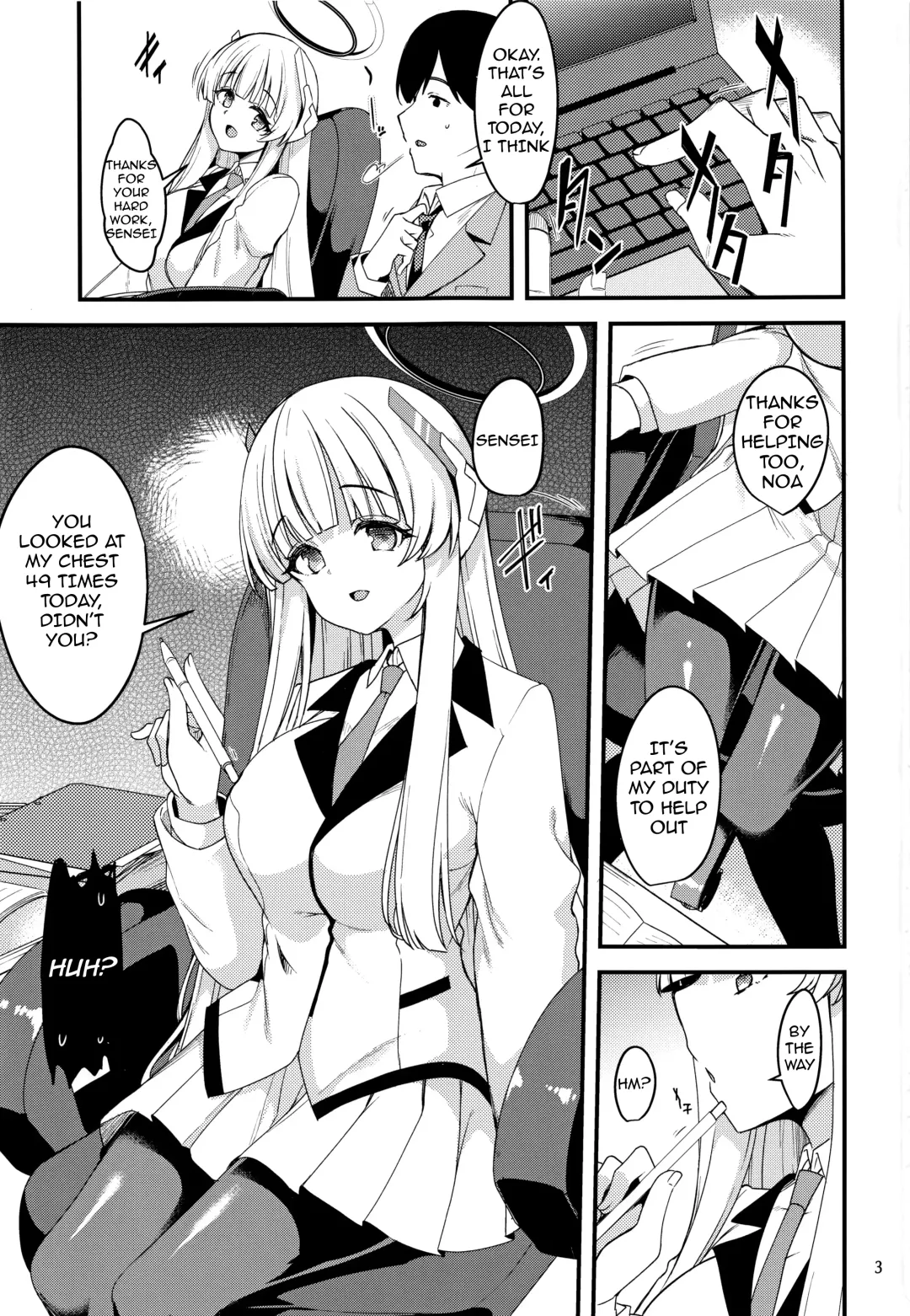 [Gokubuto Mayuge] Sensei Yuuka-chan ni wa Naisho desu yo? | Sensei, Don't Tell Yuuka, Okay? Fhentai - Page 2