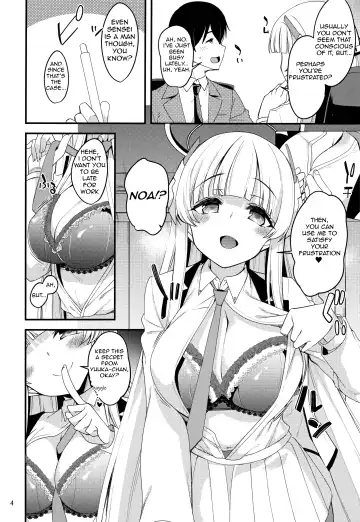 [Gokubuto Mayuge] Sensei Yuuka-chan ni wa Naisho desu yo? | Sensei, Don't Tell Yuuka, Okay? Fhentai - Page 3