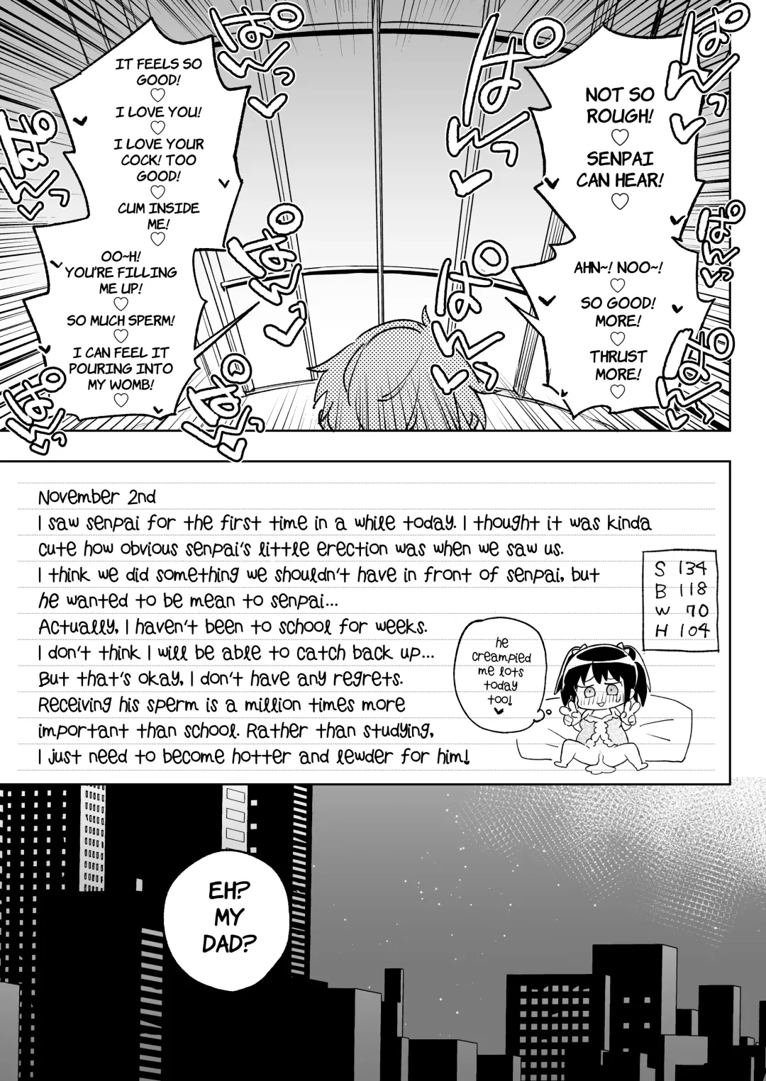 [Atage] 11-gatsu 28-nichi Atarashii Papa no Mono ni Narimashita. | November 28th: As of today, I belong to my new daddy! Fhentai - Page 30