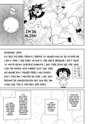 [Atage] 11-gatsu 28-nichi Atarashii Papa no Mono ni Narimashita. | November 28th: As of today, I belong to my new daddy! Fhentai - Page 36